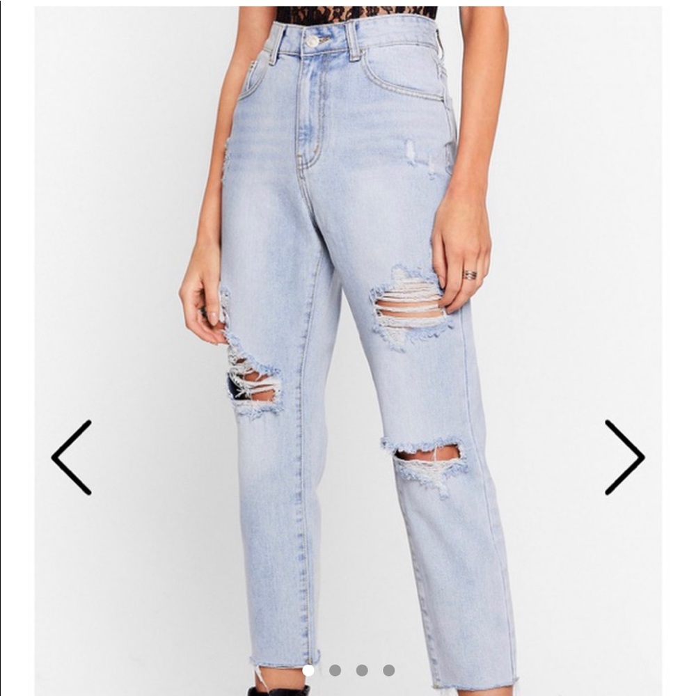 nasty gal mom jeans